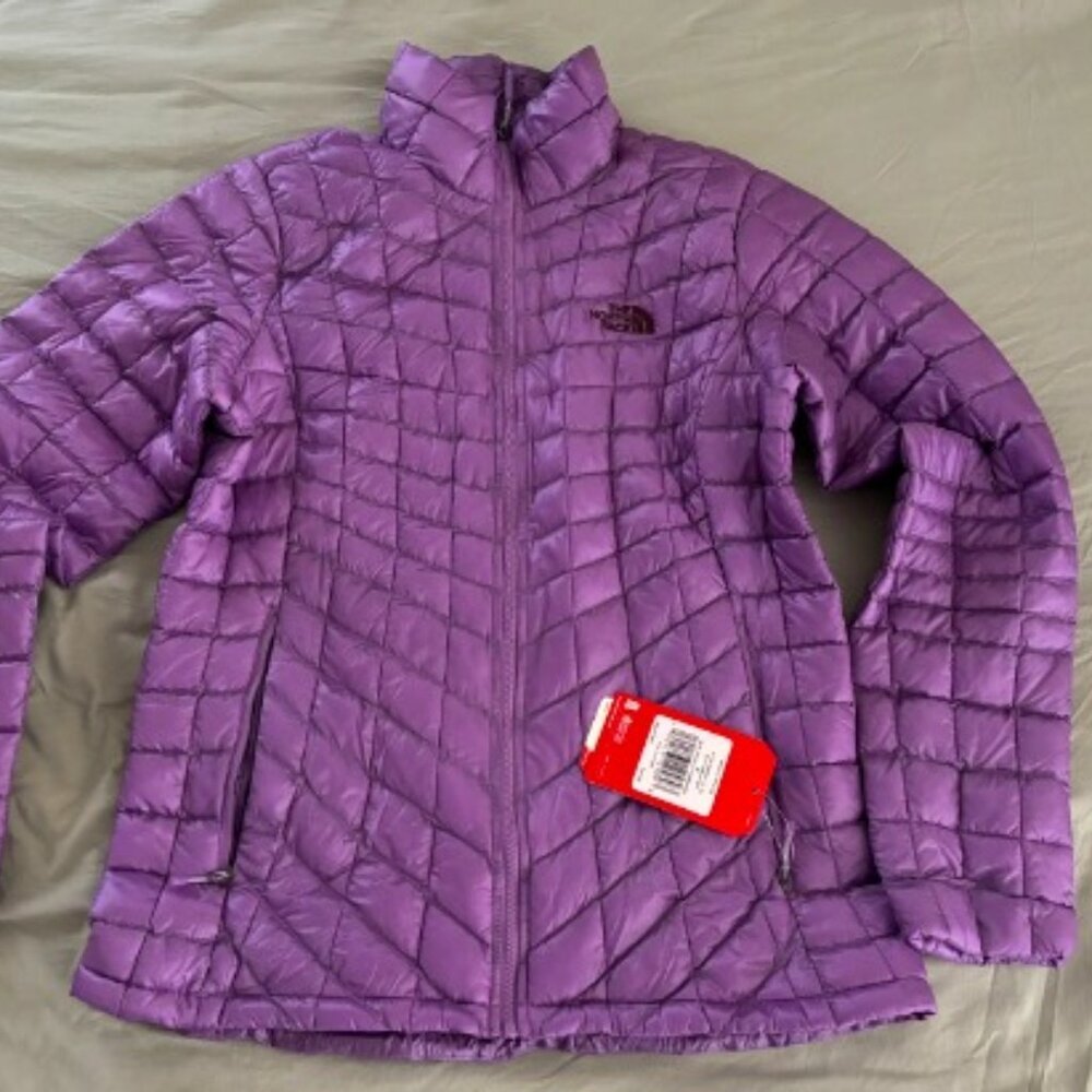The North Face Women's Thermoball FZ Jacket Bellflower Purple Size M NWT